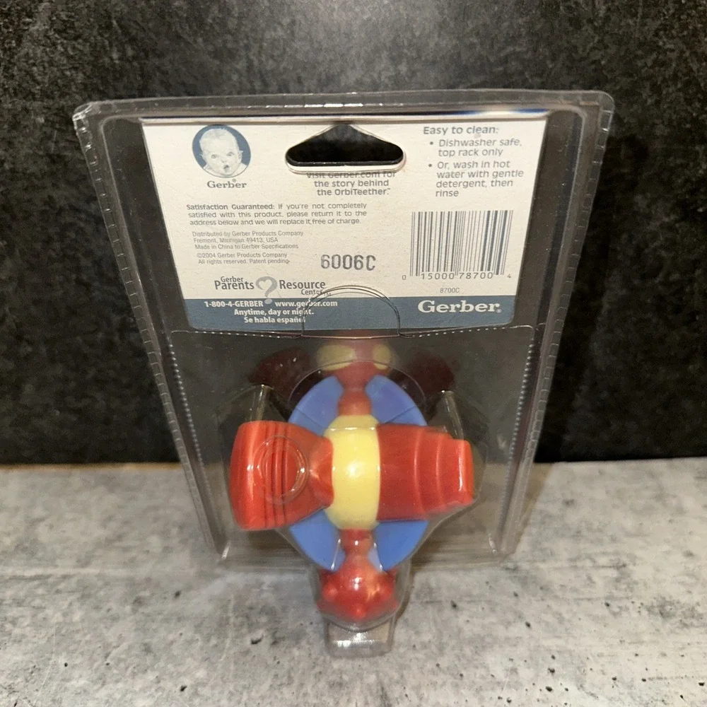 Gerber OrbiTeether developmental teether from the  sitter stage Y2k